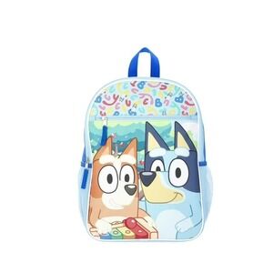 Bluey & Bingo Backpack 16" Kids School Bag Boys Girls NEW 2026